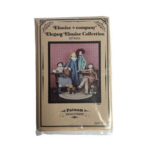 23" Dolls Soft Elegant Elouise PPC25 Craft Sewing Pattern Putman Rag Stuffed '89